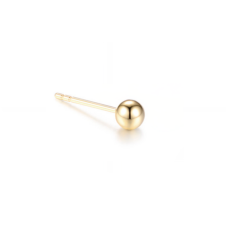 Mini Gold Orb Earring